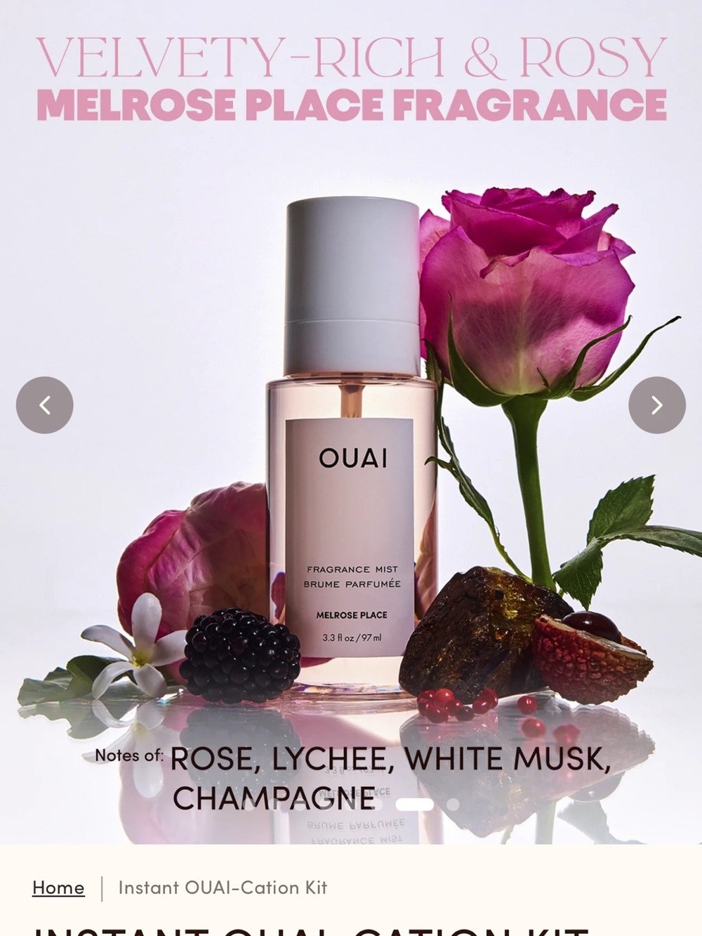 OUAI Instant OUAI-Cation Kit — green, peach, cream, pink - Picture 5 of 5